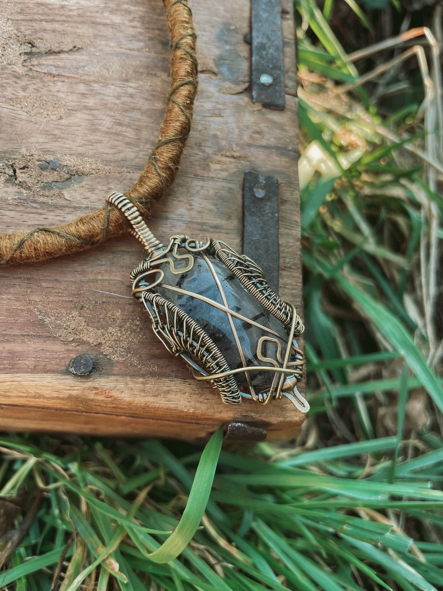 Turmalin Quarz Talisman
