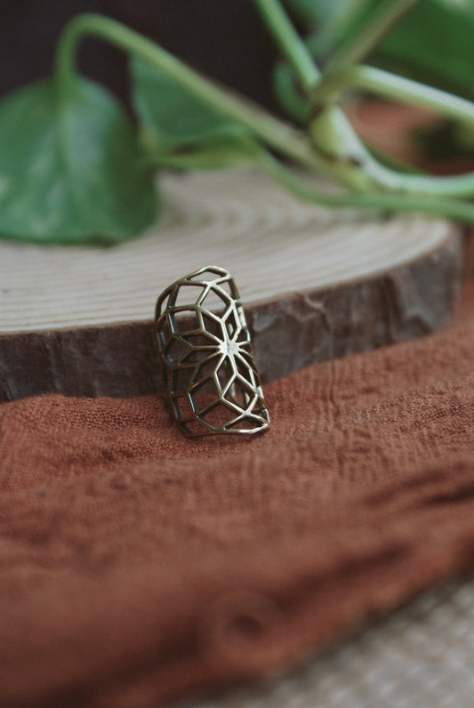 Dreadperle “Mandala” aus Messing